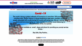 What Globusinfocom.com website looked like in 2020 (4 years ago)