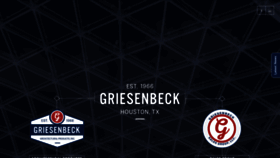What Griesenbeck.com website looked like in 2020 (4 years ago)