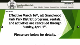 What Grandwoodpark.net website looked like in 2020 (4 years ago)