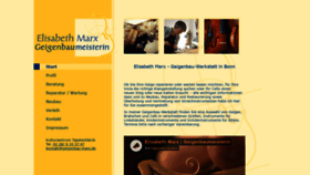 What Geigenbau-marx.de website looked like in 2020 (4 years ago)