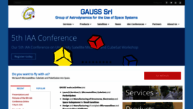 What Gaussteam.com website looked like in 2020 (4 years ago)