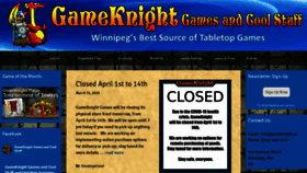 What Gameknight.ca website looked like in 2020 (4 years ago)