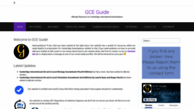 What Gceguide.xyz website looked like in 2020 (4 years ago)