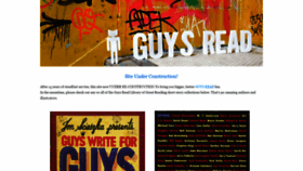 What Guysread.com website looked like in 2020 (4 years ago)