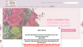 What Glasflorist.com website looked like in 2020 (4 years ago)