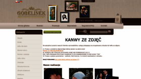 What Gobelinek.pl website looked like in 2020 (4 years ago)
