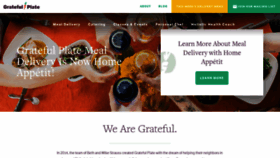 What Gratefulplatephilly.com website looked like in 2020 (4 years ago)