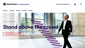 What Grantthornton.global website looked like in 2020 (4 years ago)