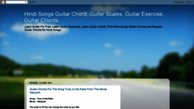 What Guitarchordsgaga.blogspot.in website looked like in 2020 (4 years ago)