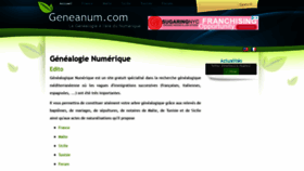 What Geneanum.com website looked like in 2020 (4 years ago)