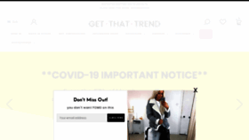What Getthattrend.com website looked like in 2020 (5 years ago)
