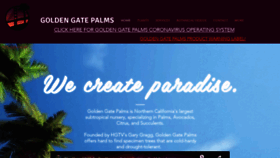 What Goldengatepalms.com website looked like in 2020 (4 years ago)