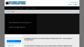What Gateway.futa.edu.ng website looked like in 2020 (4 years ago)