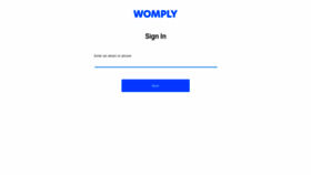 What Go.womply.com website looked like in 2020 (4 years ago)