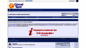 What Guncelspor.org website looked like in 2020 (4 years ago)