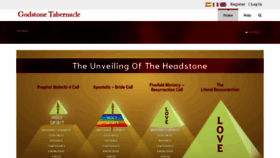 What Godstonetabernacle.org website looked like in 2020 (4 years ago)