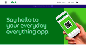 What Grab.com website looked like in 2020 (4 years ago)