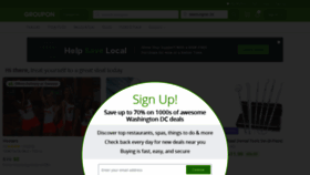 What Groupon.fi website looked like in 2020 (4 years ago)