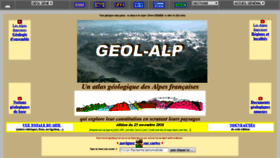 What Geol-alp.com website looked like in 2020 (4 years ago)