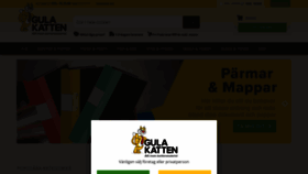 What Gulakatten.se website looked like in 2020 (4 years ago)