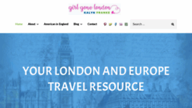 What Girlgonelondon.com website looked like in 2020 (4 years ago)