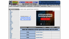 What Gnduonline.com website looked like in 2020 (4 years ago)
