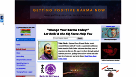 What Getting-positive-karma-now.com website looked like in 2020 (4 years ago)