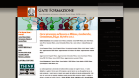What Gateformazione.it website looked like in 2020 (4 years ago)