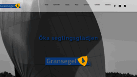 What Gransegel.se website looked like in 2020 (4 years ago)