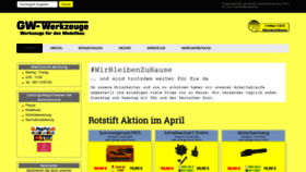 What Gw-werkzeuge.de website looked like in 2020 (4 years ago)