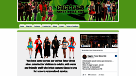 What Gigglesfancydresshire.com.au website looked like in 2020 (4 years ago)