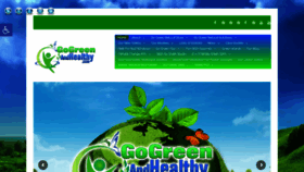 What Gogreenandhealthy.com website looked like in 2020 (4 years ago)