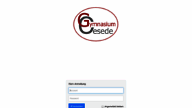 What Gymnasium-oesede.net website looked like in 2020 (4 years ago)
