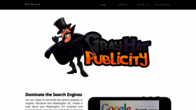 What Grayhatpublicity.com website looked like in 2020 (4 years ago)