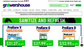 What Growershouse.com website looked like in 2020 (4 years ago)