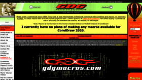 What Gdgmacros.com website looked like in 2020 (4 years ago)