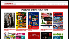 What Gazetka-oferta.com website looked like in 2020 (4 years ago)