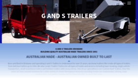 What Gandstrailers.com.au website looked like in 2020 (4 years ago)