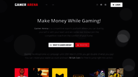 What Gamerarena.com website looked like in 2020 (4 years ago)