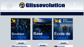 What Glissevolution.com website looked like in 2020 (4 years ago)