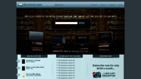 What Gospelink.com website looked like in 2020 (4 years ago)