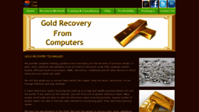 What Goldrecoverytechniques.com website looked like in 2020 (4 years ago)