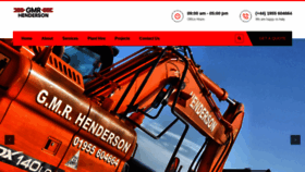 What Gmrhenderson.co.uk website looked like in 2020 (5 years ago)