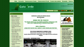 What Gatoverde.com.br website looked like in 2020 (4 years ago)