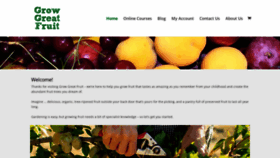 What Growgreatfruit.com website looked like in 2020 (4 years ago)