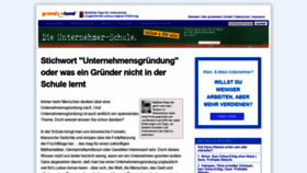 What Gruenderland.de website looked like in 2020 (4 years ago)
