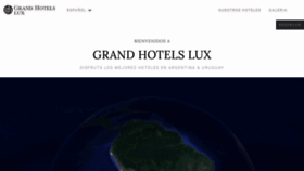 What Grandhotelslux.com website looked like in 2020 (4 years ago)