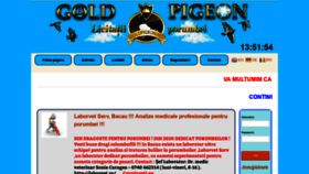 What Goldpigeon.ro website looked like in 2020 (4 years ago)