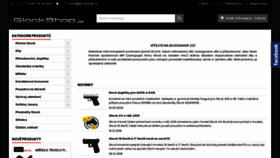 What Glockshop.cz website looked like in 2020 (4 years ago)