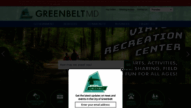 What Greenbeltmd.gov website looked like in 2020 (4 years ago)